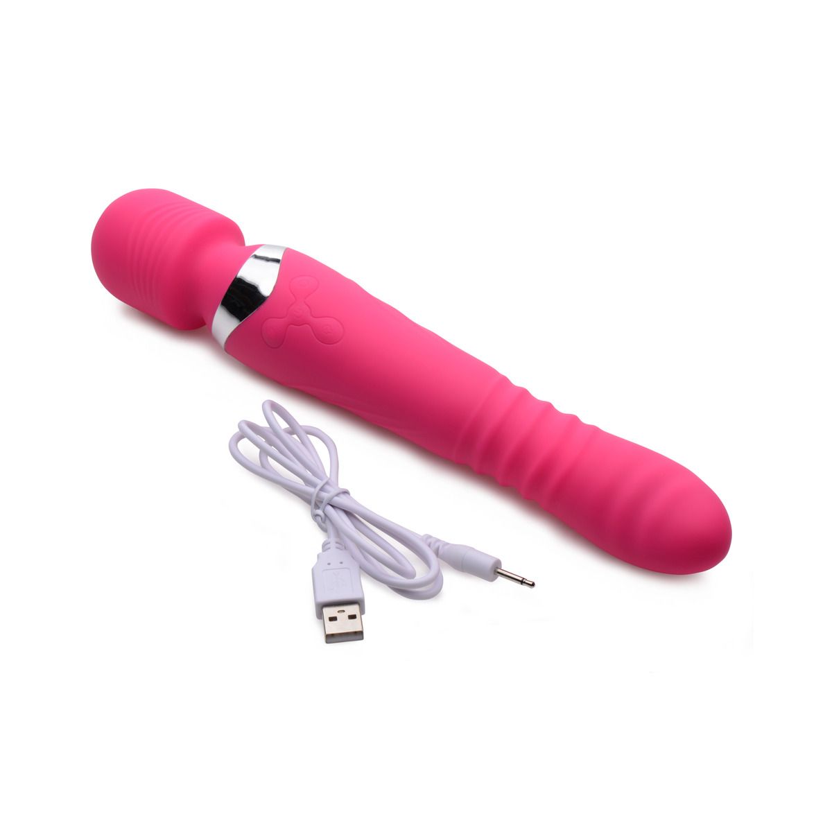 Inmi - Ultra Thrust - Her Vibrating Silicone Wand - Pink