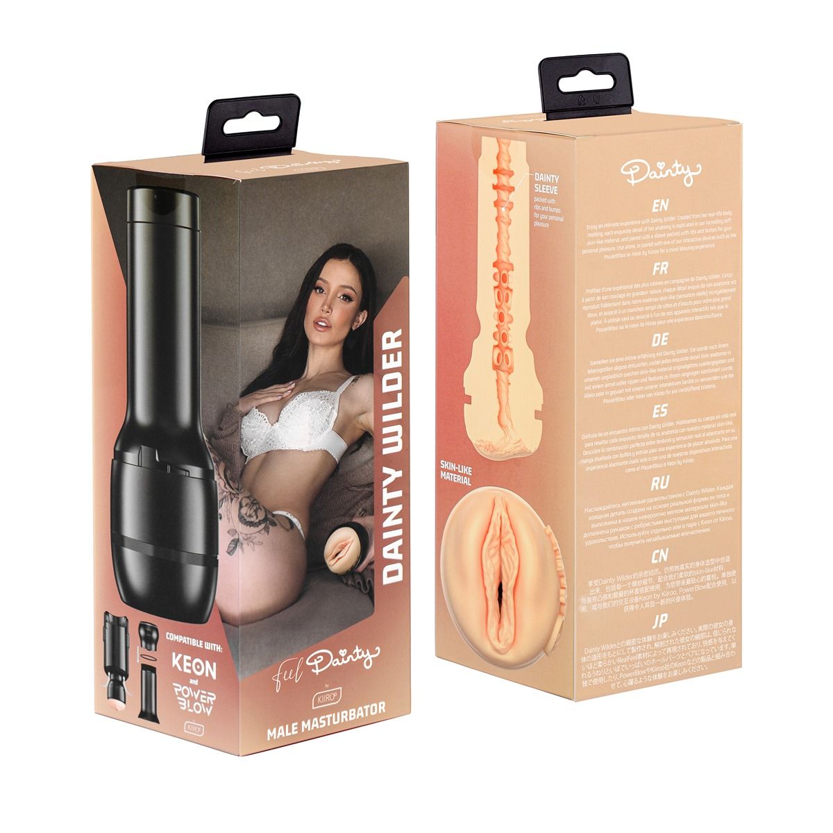 Kiiroo - Feel Dainty Wilder Masturbator - Black