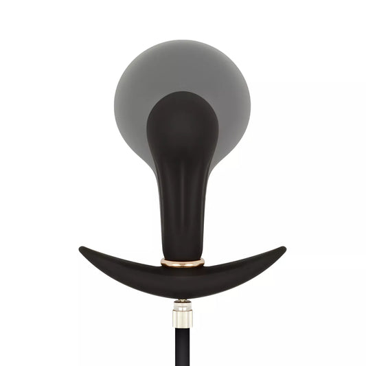 Anal Collection - Inflatable Butt Plug with Pump 8 cm - Black
