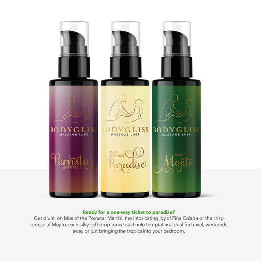 BodyGliss - Travel Edition 3-pack - Tropical Temptation – Massage Oil