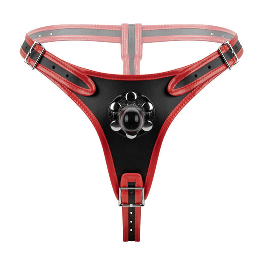 Easytoys Fetish - Triple Dildo Strap-On Harness