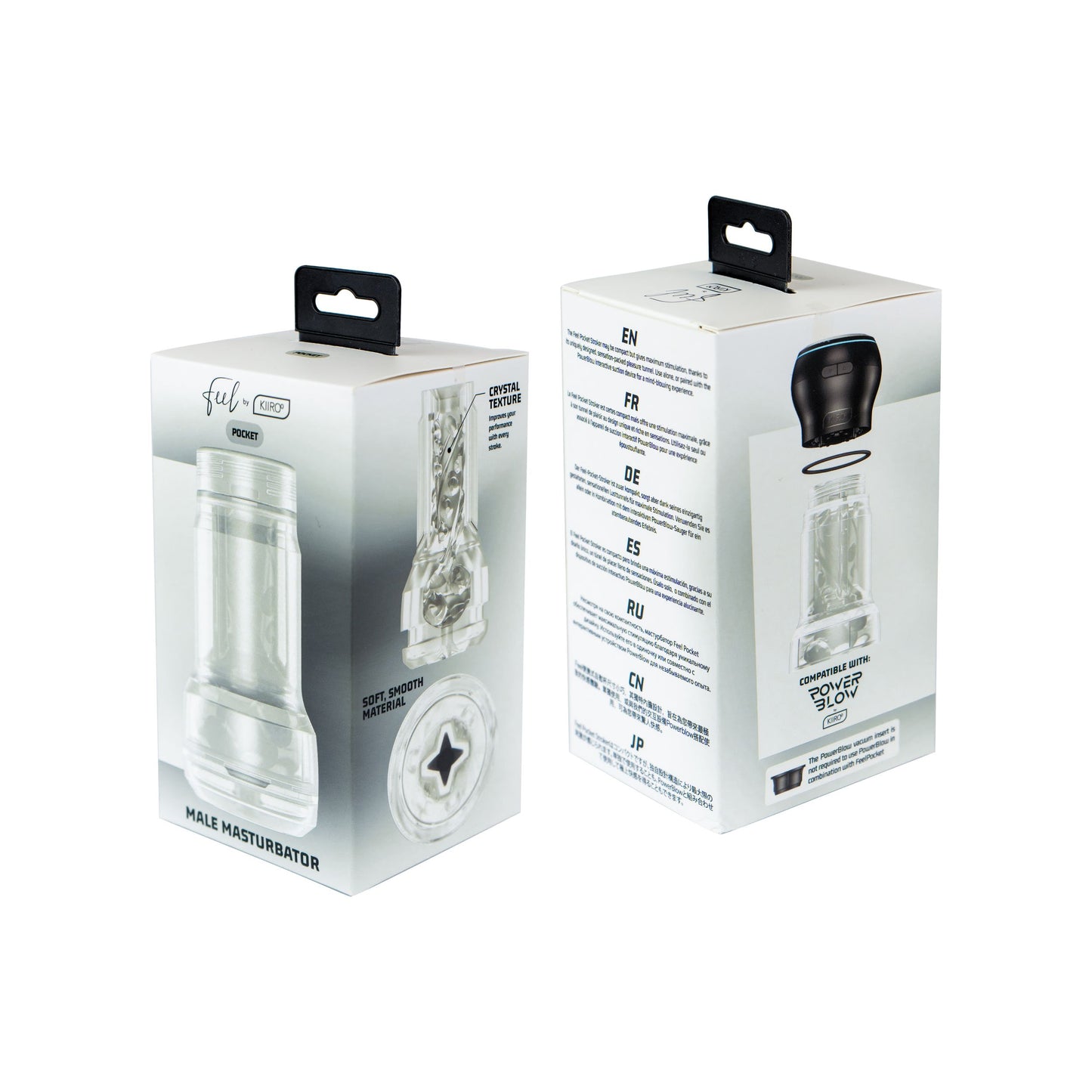 Kiiroo – Feel Crystal Pocket Stroker – Male Masturbator
