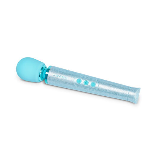 Le Wand – Petite All That Glimmers Wand Vibrator – Blue