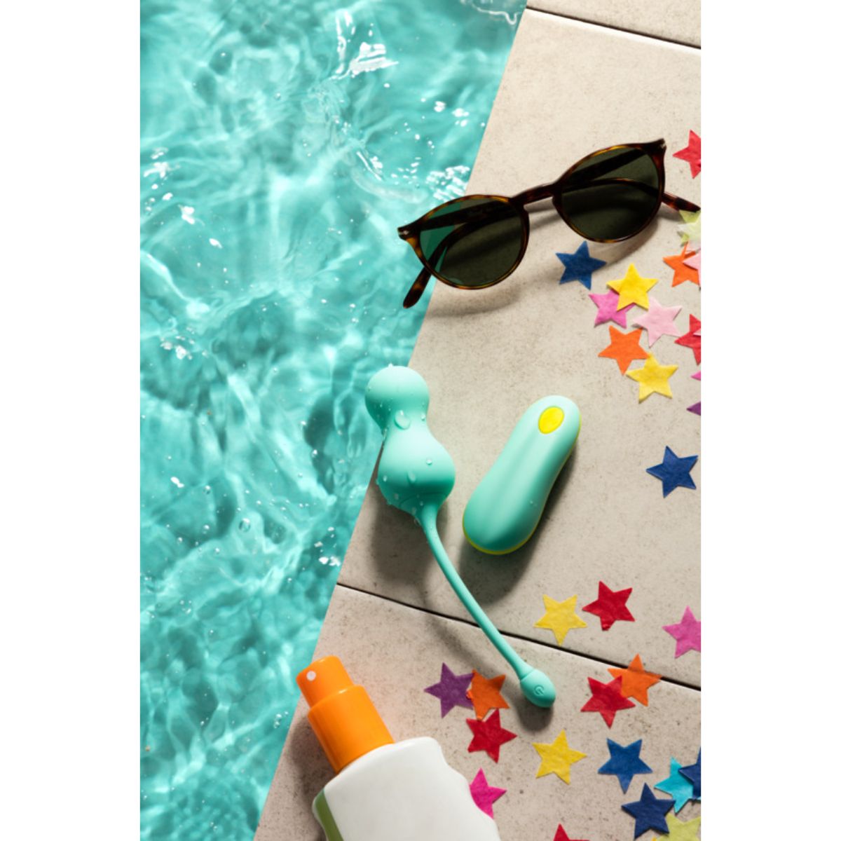 ROMP – Cello Vibrating Love Egg – Turquoise