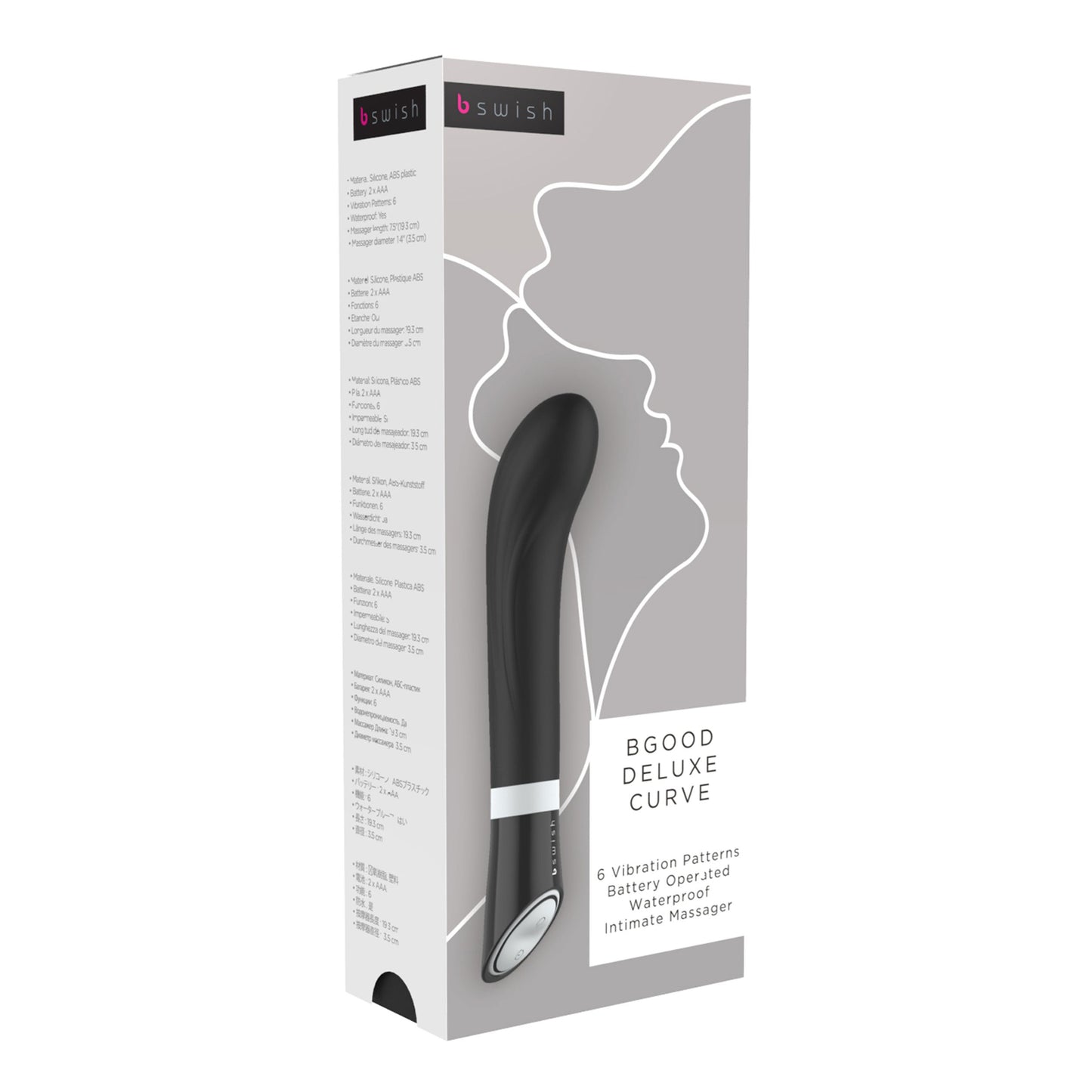 B Swish - bgood Deluxe Curve G-Spot Vibrator Black