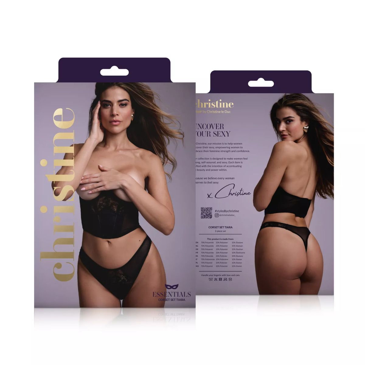 Christine - Half Corset & Tiara Thong