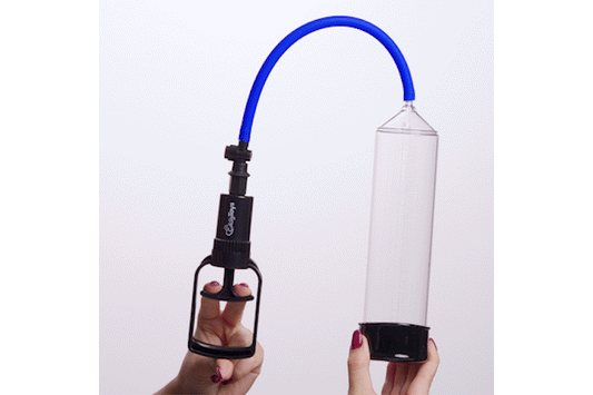 Finger Grip Penis Pump - Black