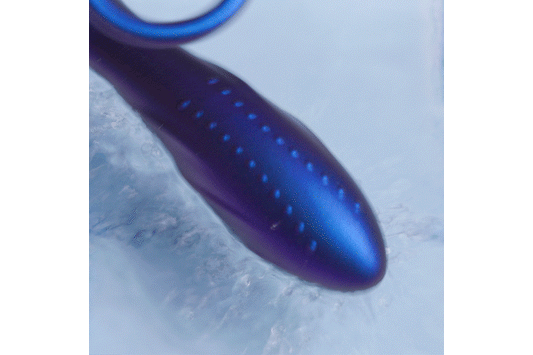 Hueman - Black Hole Anal Vibrator With Cockring