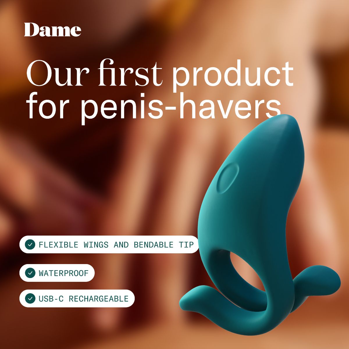 Hug Vibrating Couples Ring | Dame