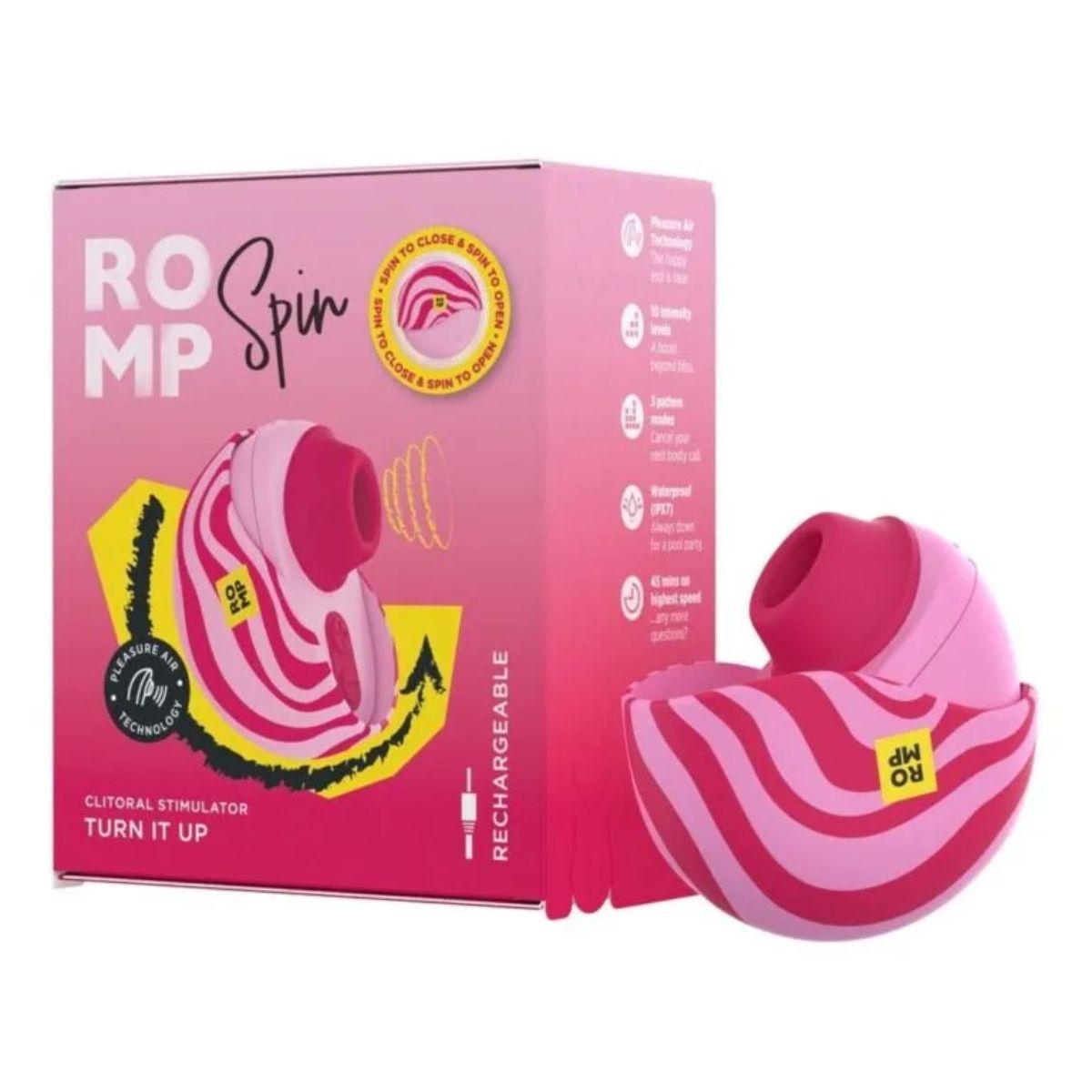 Spin Air Pressure Vibrator – Compact & Discreet Pleasure | ROMP
