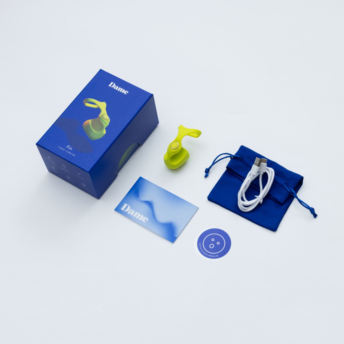 Fin Finger Vibrator Citrus | Dame