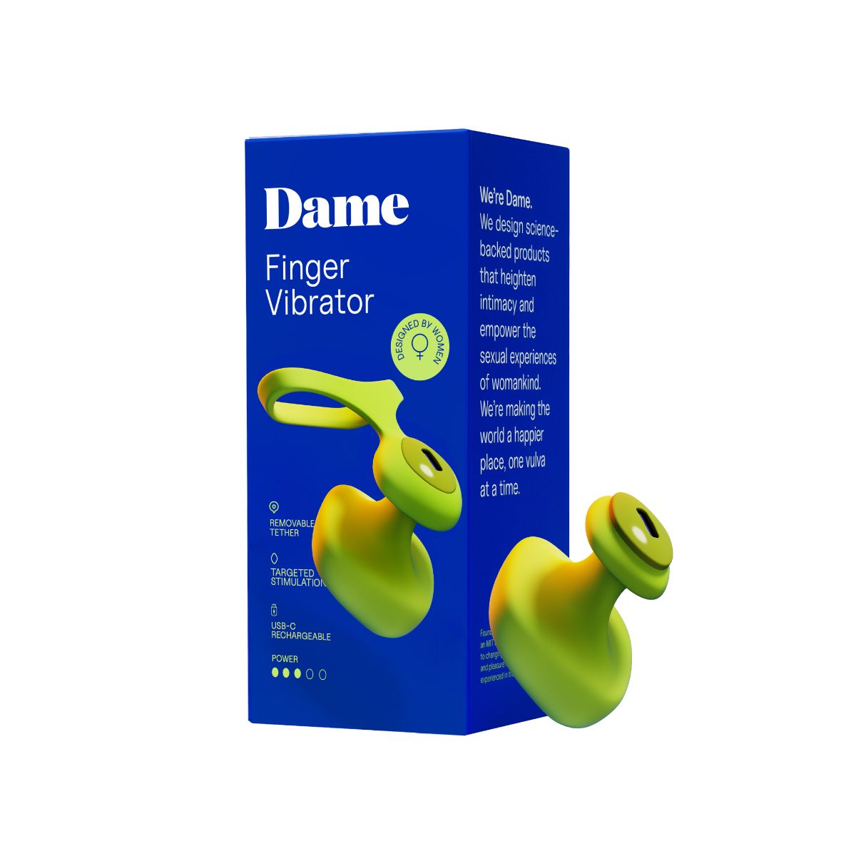 Fin 2.0 Finger Vibrator Citrus | Dame