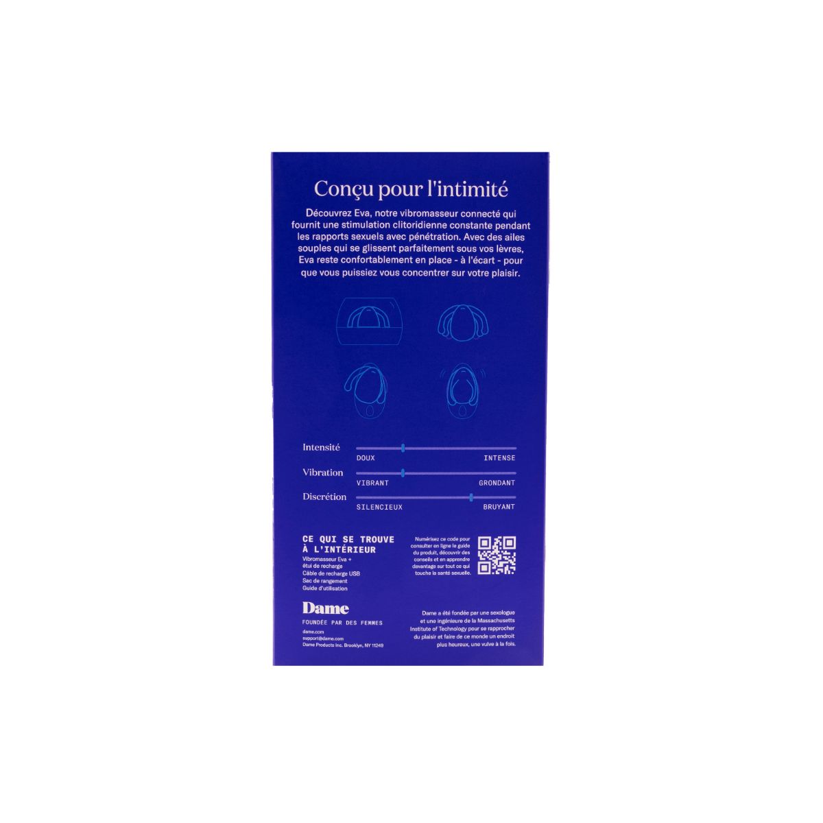 Products Eva II Hands-Free Vibrator Ice | Dame