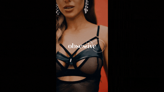 Obsessive – Dominna Camisa de Noite e Cueca – Preto