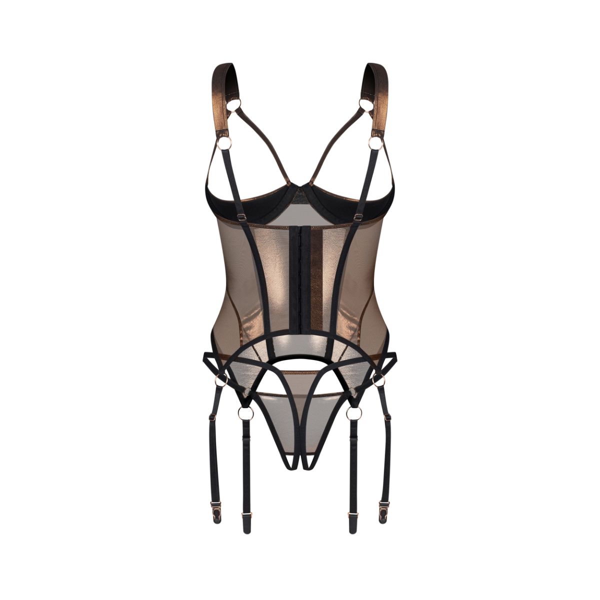 Soranna Corset & Crotchless Thong | Obsessive