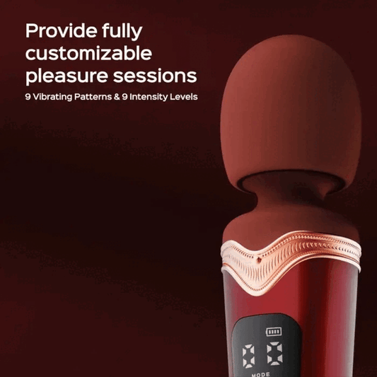 HoneyPlayBox – Stormi Heating Wand Vibrator – Red – Warming Wand Vibrator