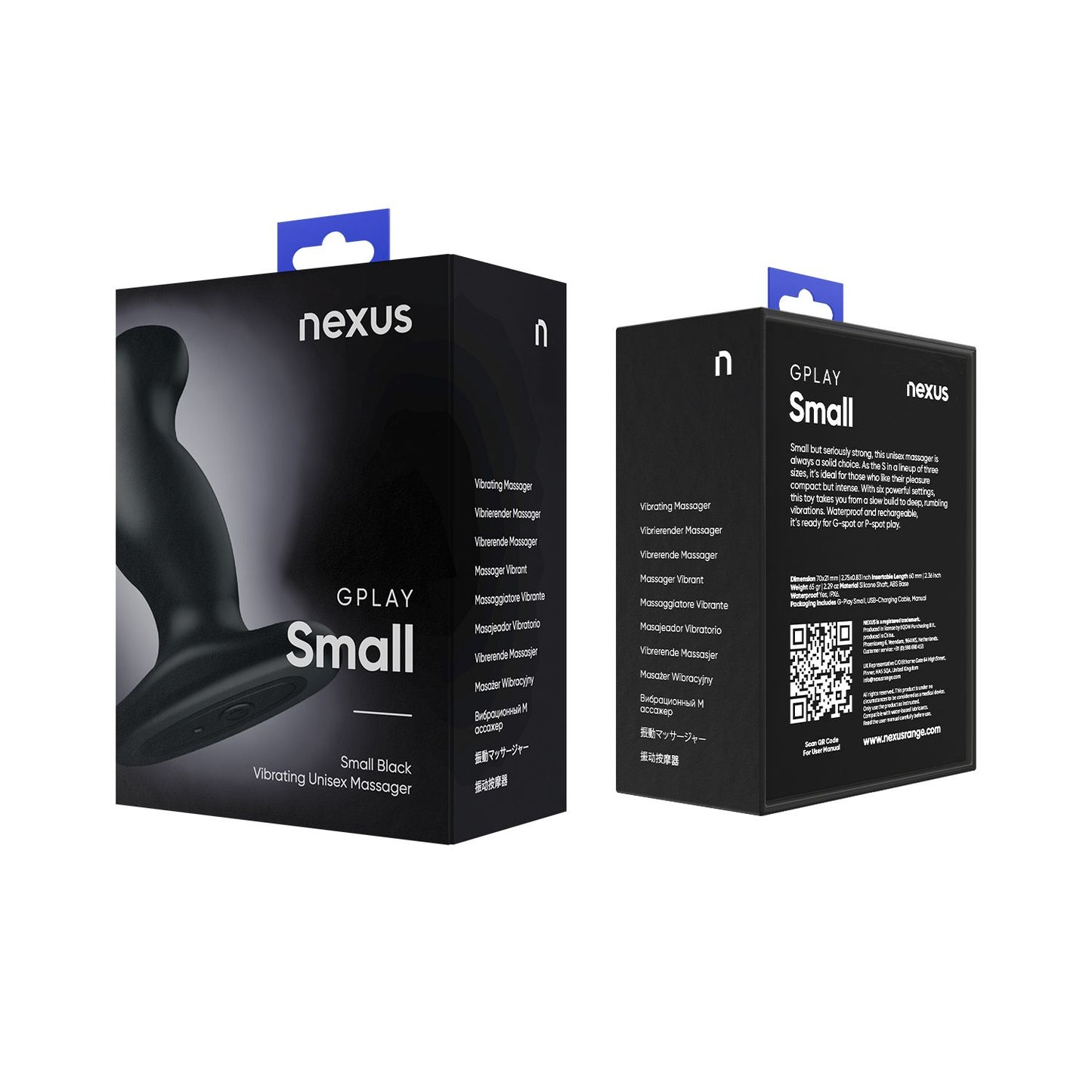 Nexus G-Play+ Unisex Vibrator - Small