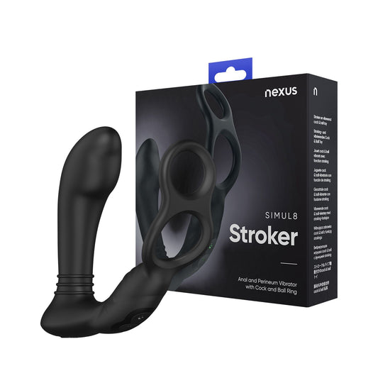Nexus - Simul8 Vibrating Anal Vibrator with Cock Ring
