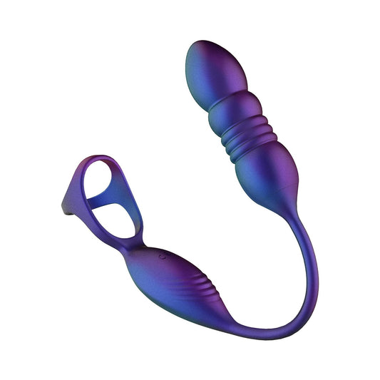 Hueman - Deep Impact Cock & Ball Ring - Thrusting Prostate Stimulator – Prostate Vibrator