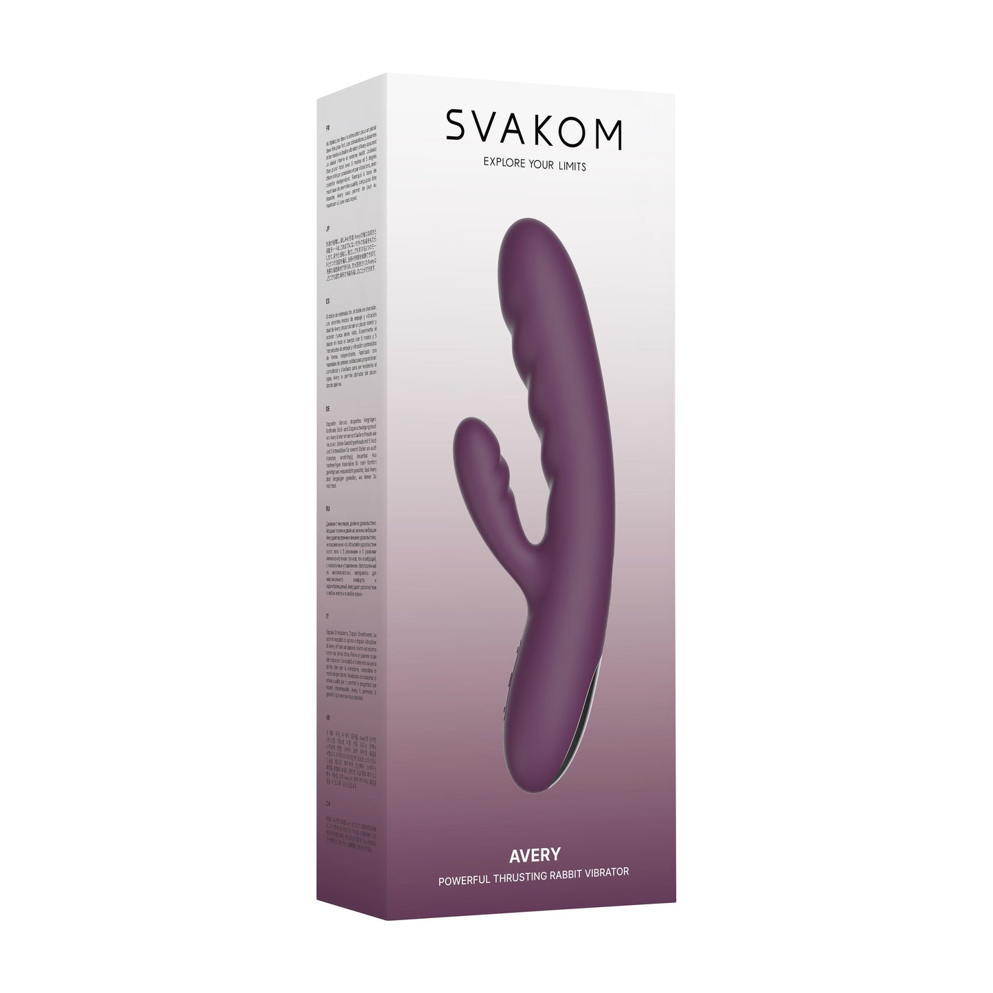 SVAKOM - Avery Powerful Thrusting Vibrator Lilac