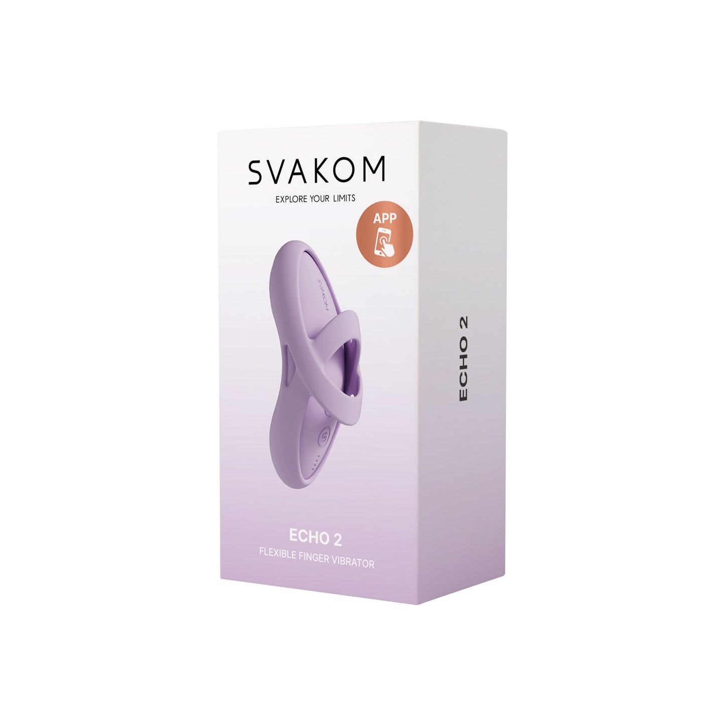 Svakom- Echo 2 Finger Vibrator - Pink Lilac – Mini Finger Vibrator