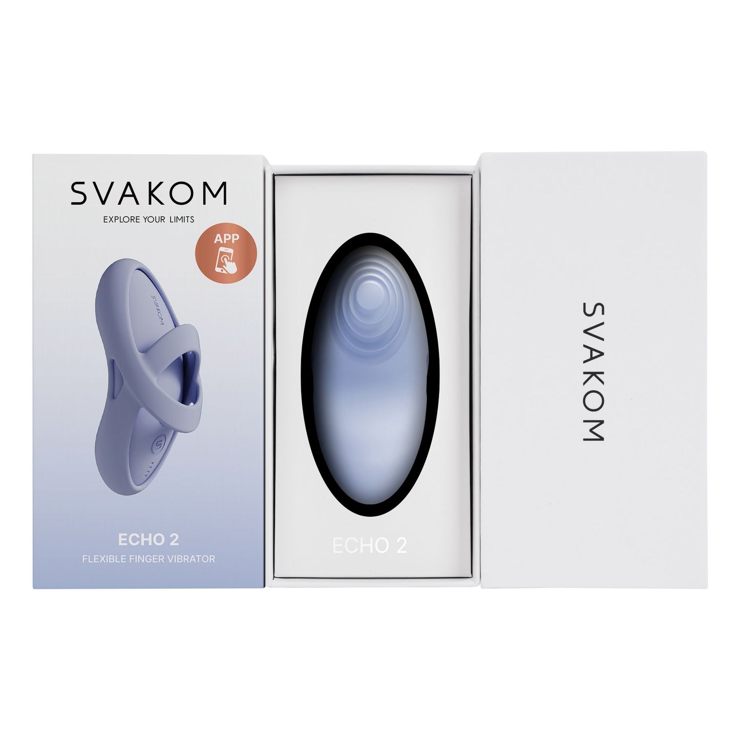 Echo 2 Finger Vibrator Sky | Svakom