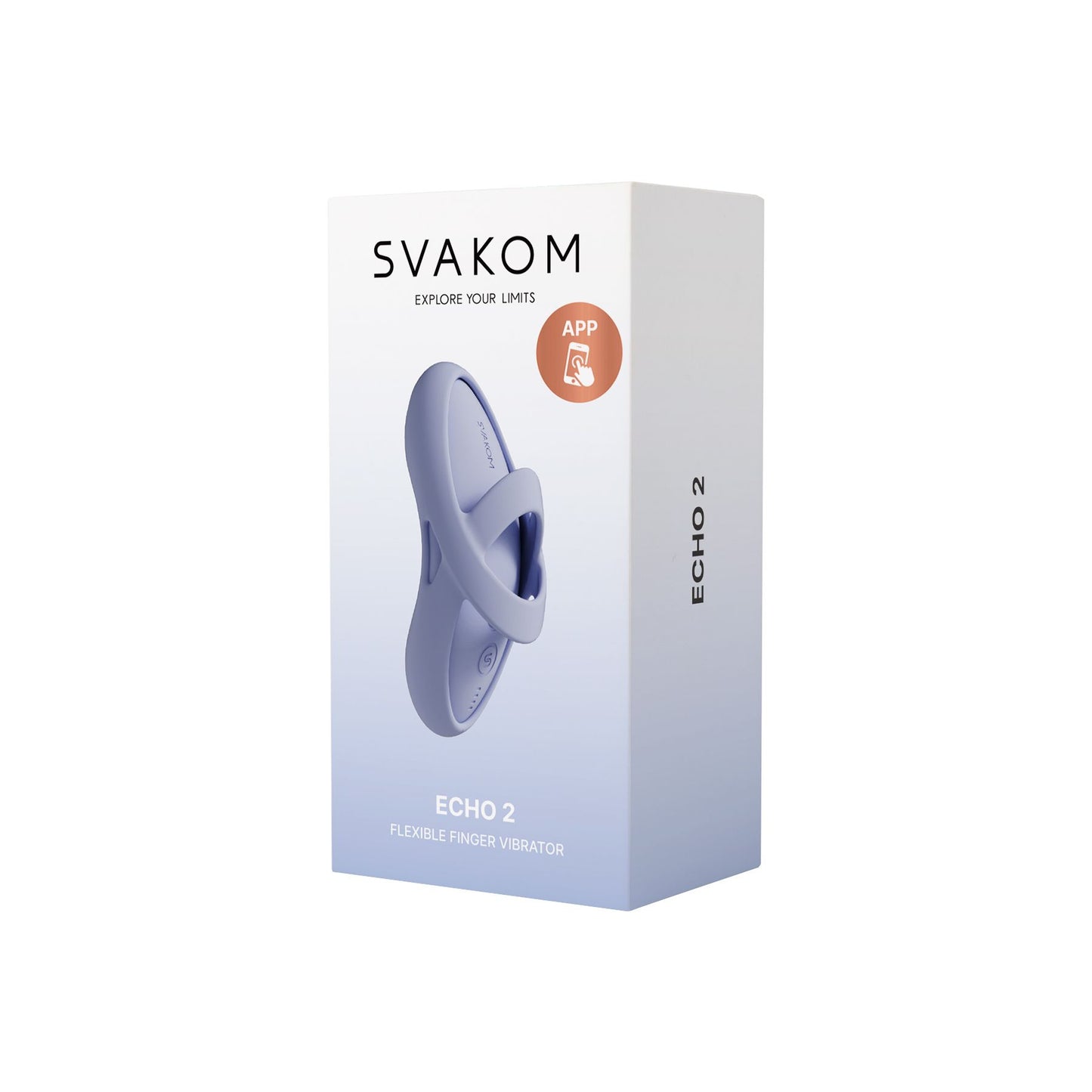 SVAKOM - Echo 2 Finger Vibrator - Sky Blue – Mini Finger Vibrator