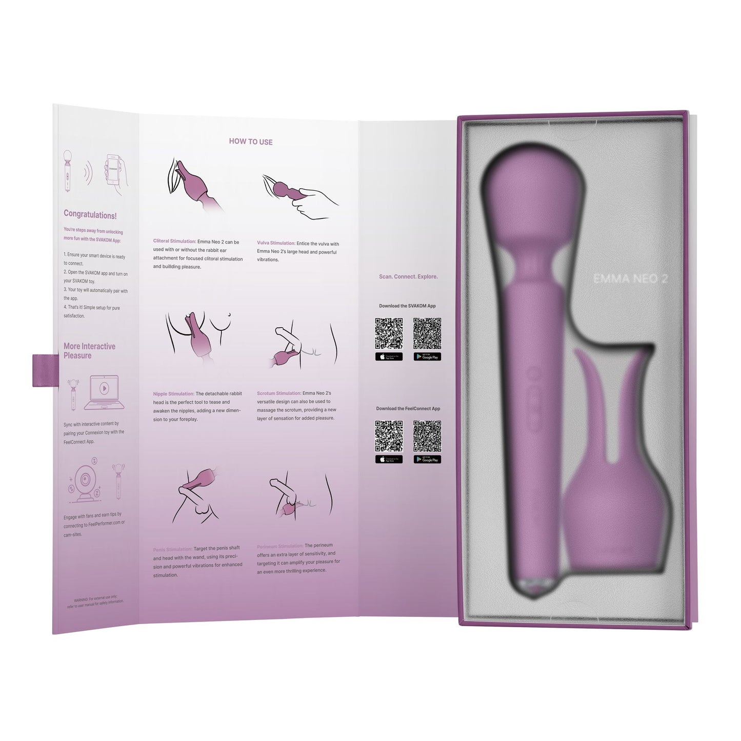 SVAKOM - Emma Neo 2 – Wand Vibrator