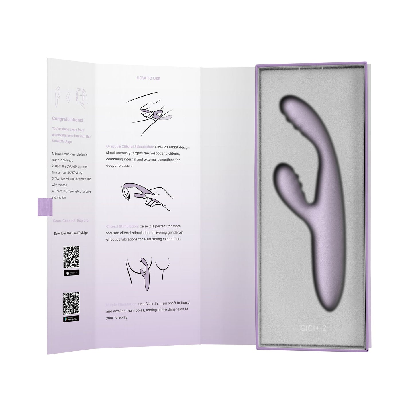 SVAKOM - Cici+ 2 – Vibrador Ponto G
