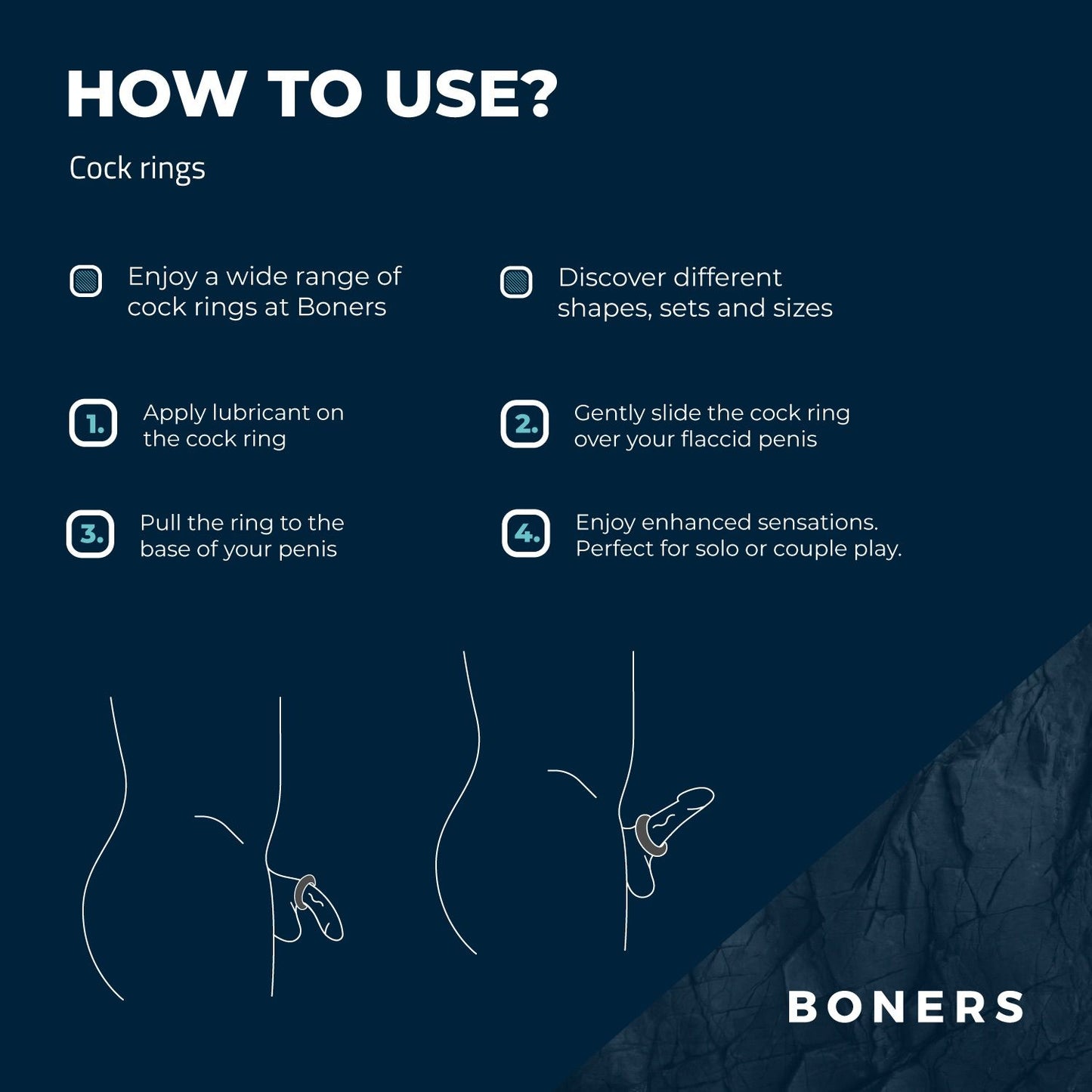 Boners Double Design Cock Ring