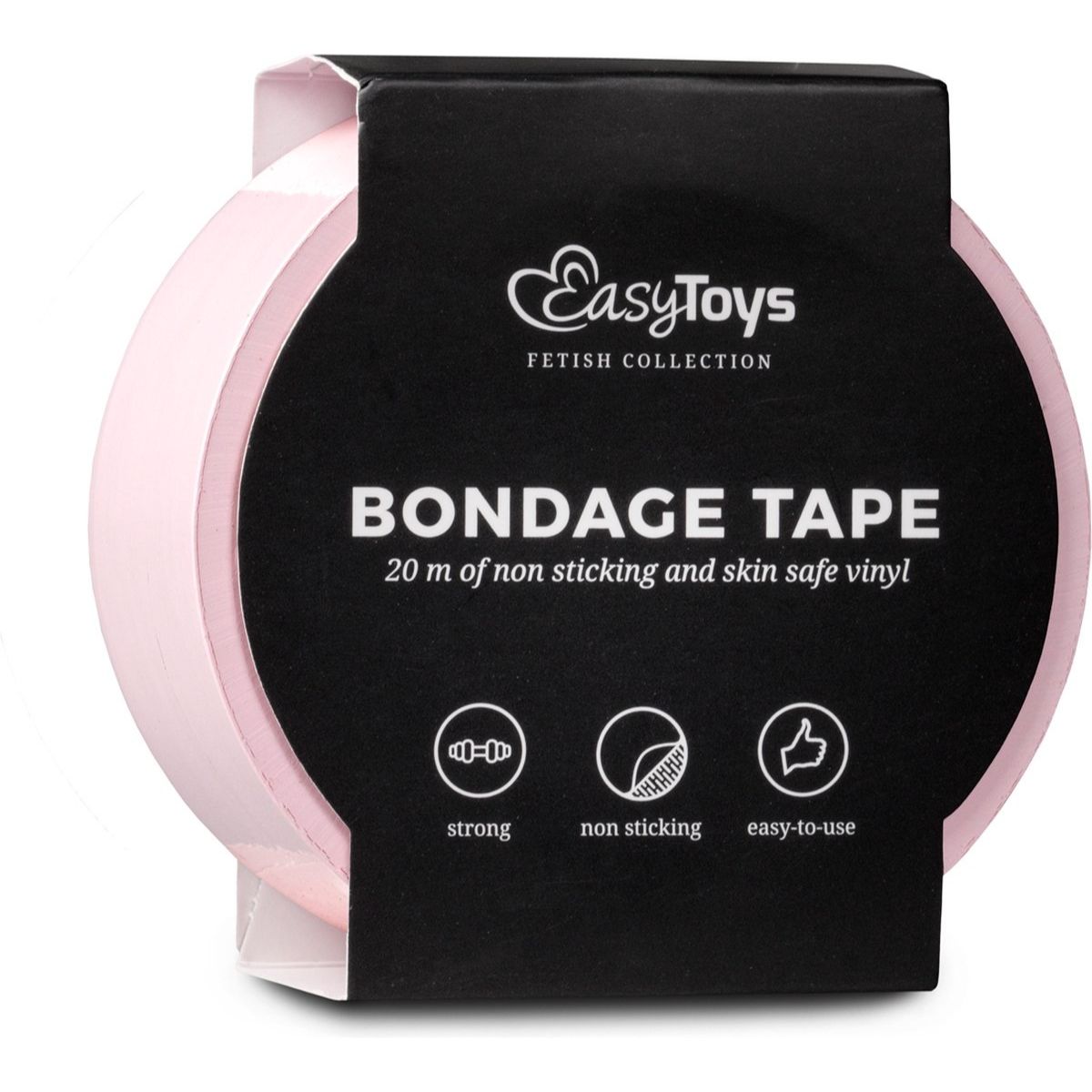Easytoys Fetish Collection Easytoys Fetish Bondage Tape Pink 20m bondage accessory