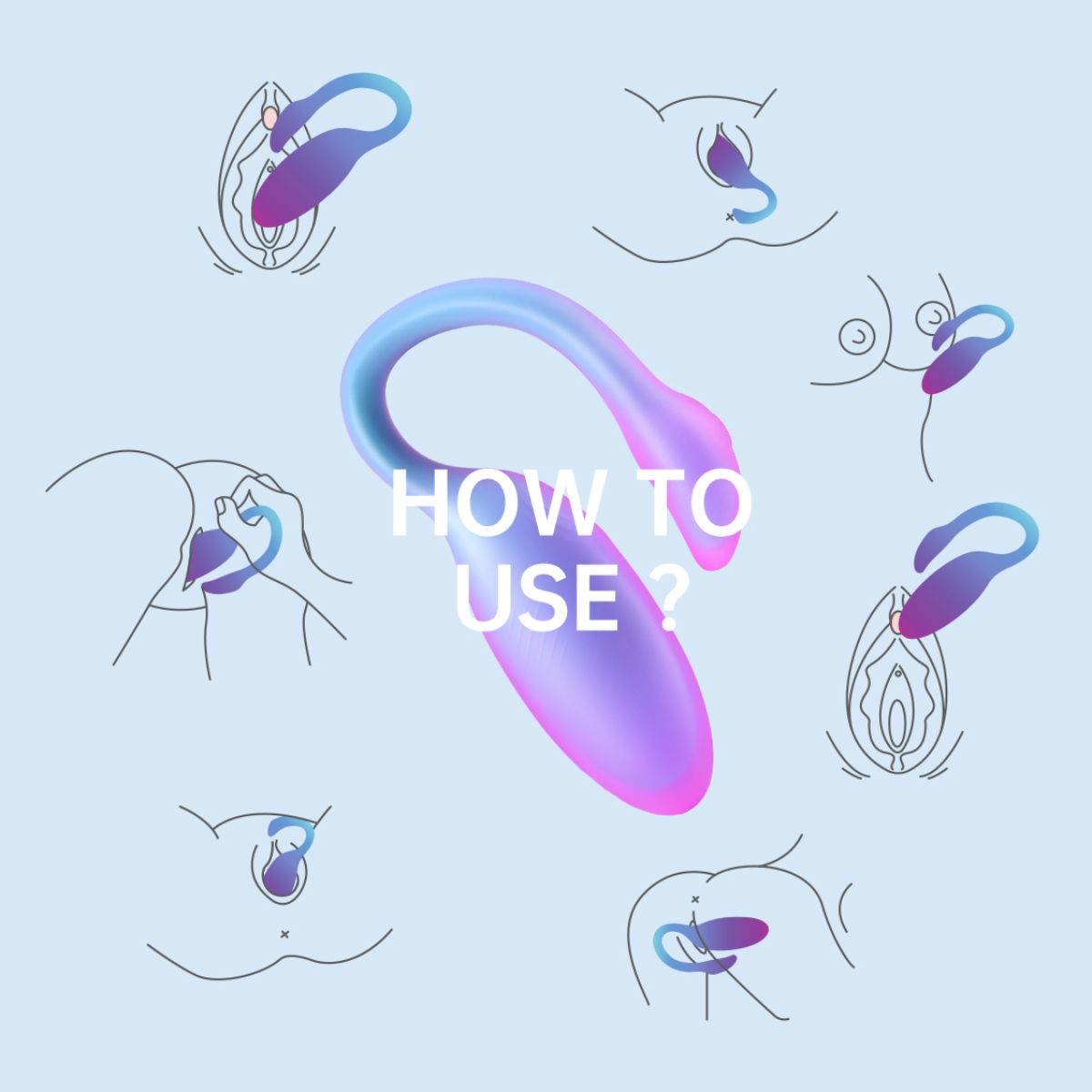 Magic Motion - Magic Flamingo Max Vibrating Egg - Blue
