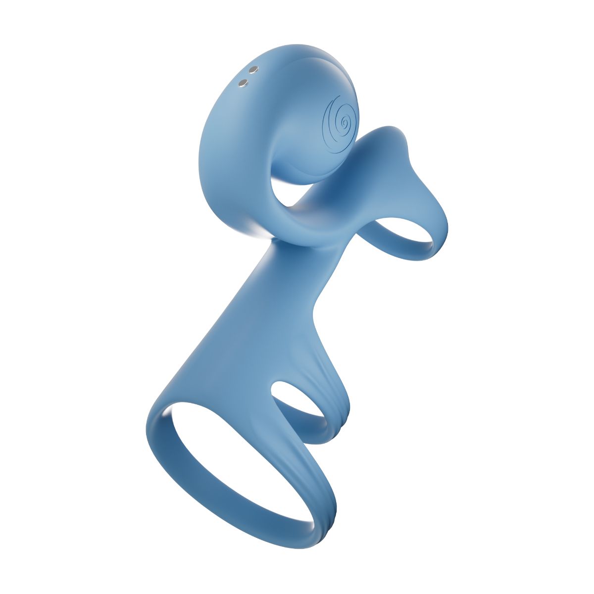SVibe - Jovi Arc Couples Ring - Blue – Vibrating Cock Ring