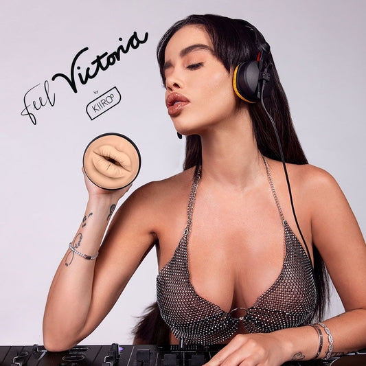 Kiiroo - Feel Victoria June Mouth Masturbator - Black