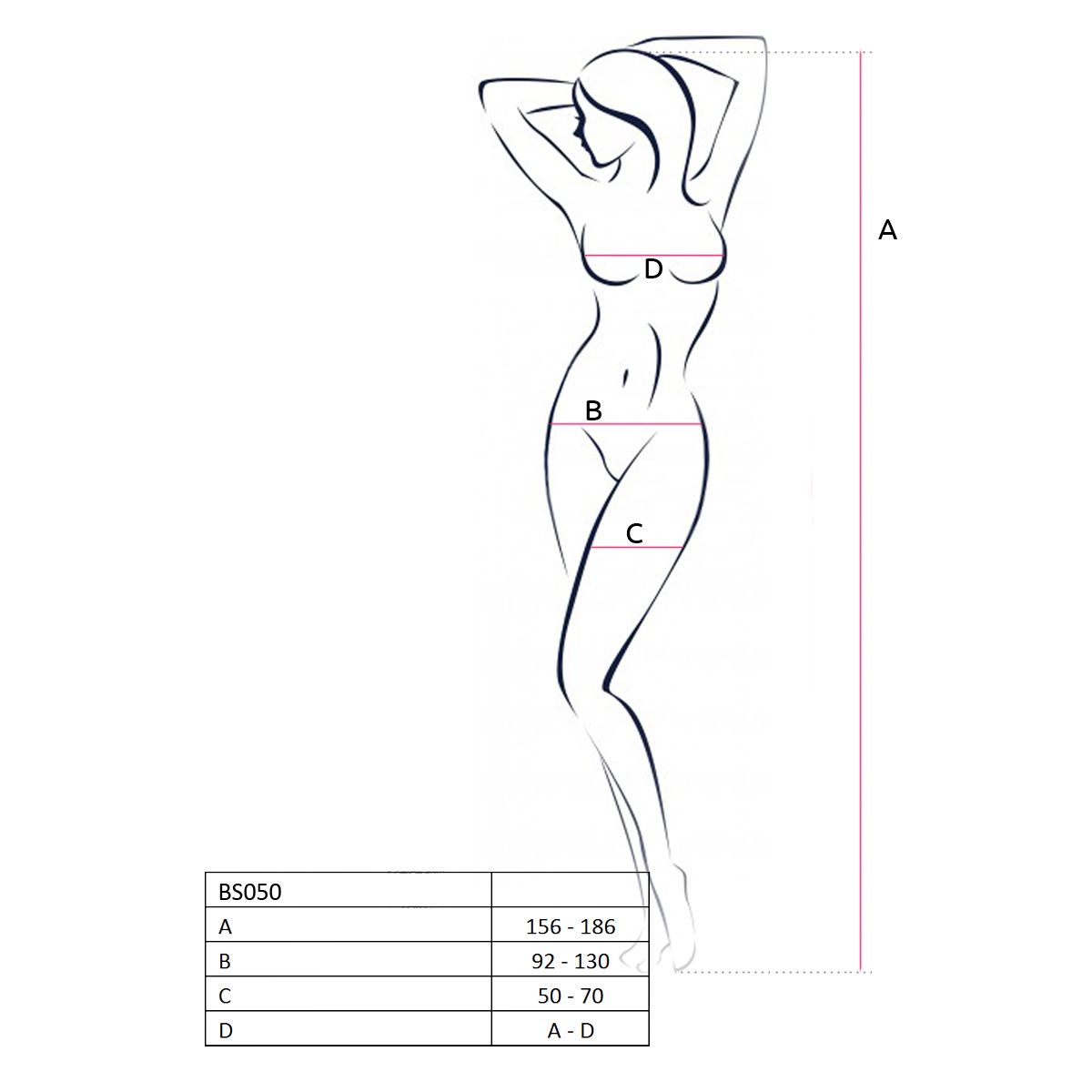 Passion - Bodystocking - White