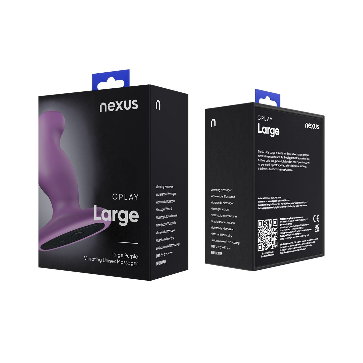 G-Play Plus Vibrator Large | Nexus