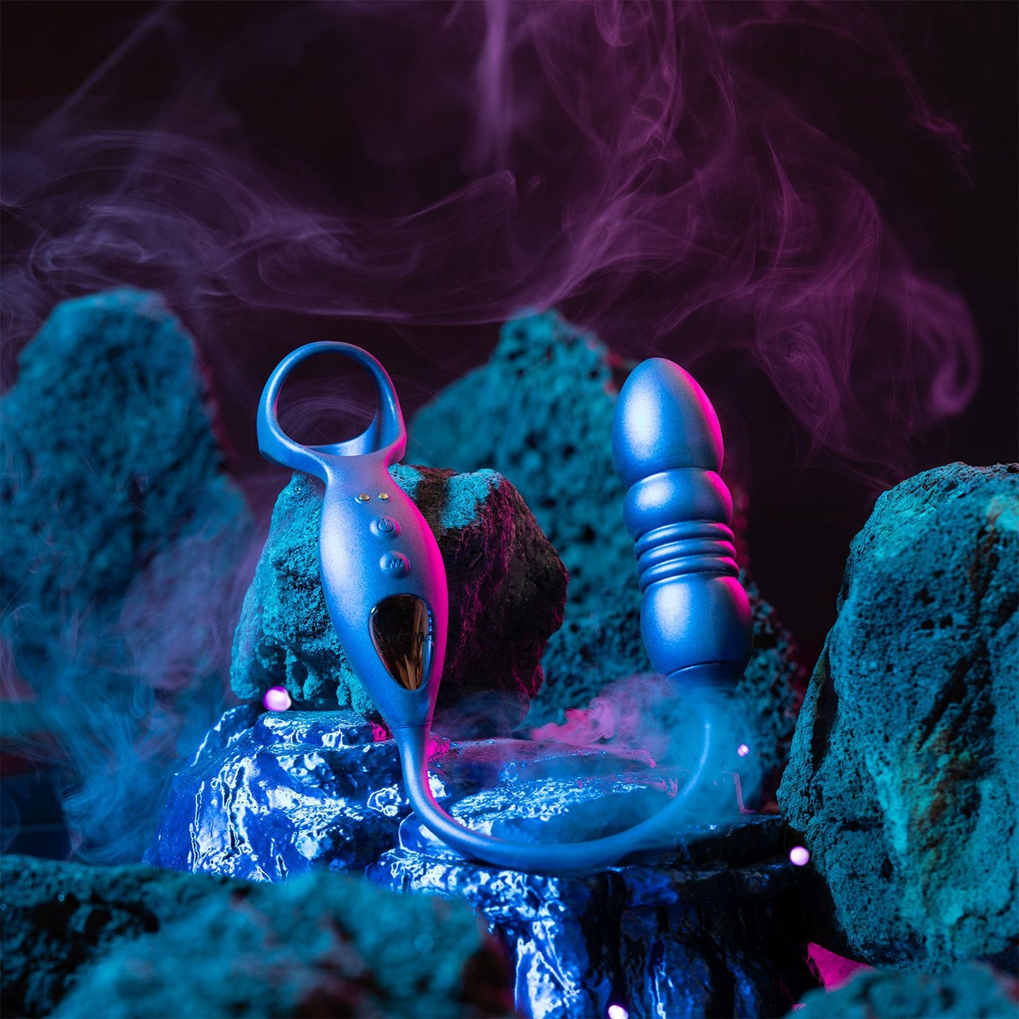 Hueman - Deep Impact Cock & Ball Ring - Thrusting Prostate Stimulator – Prostate Vibrator