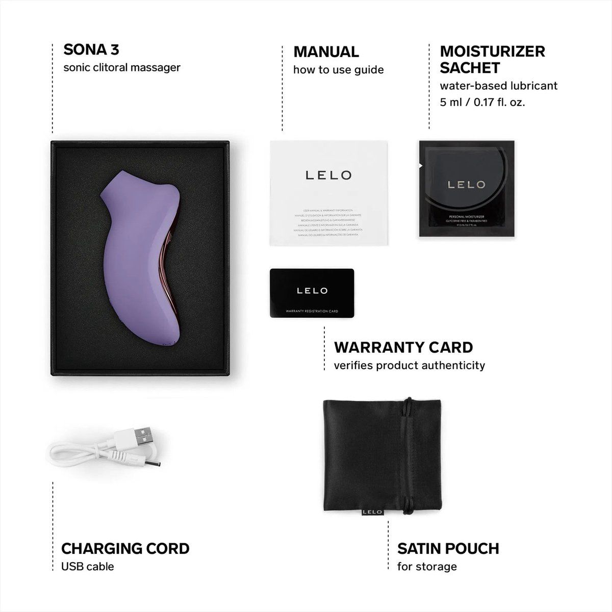 Lelo - Sona 3 Clitoral Stimulator - Violet Dusk – Clitoral Suction Toy