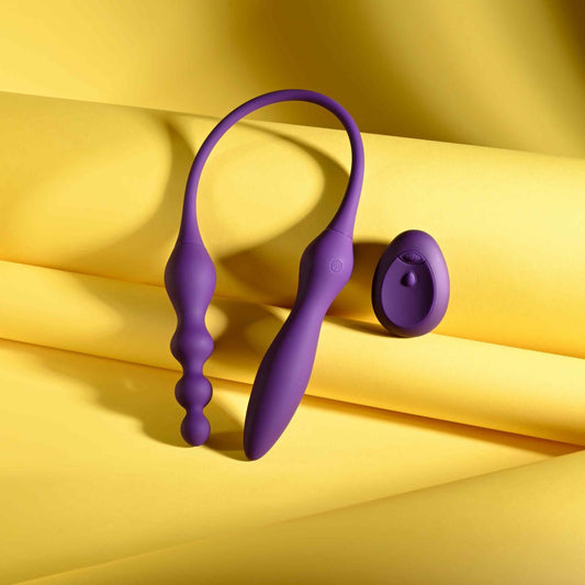 Playboy - This & That Double Vibrator - Purple – Clitoral Vibrator
