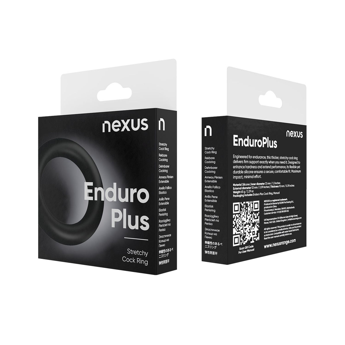 Enduro Plus Silicone Cock Ring | Nexus