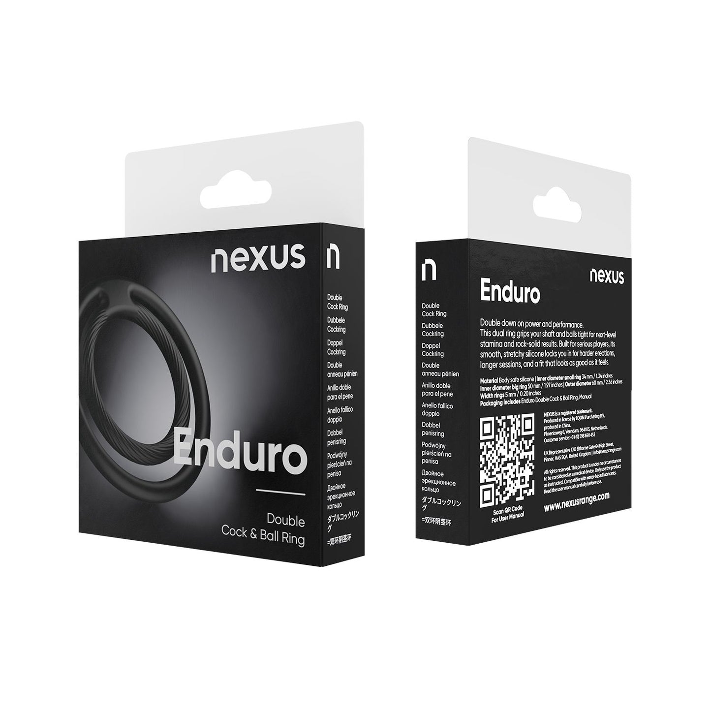 Double Enduro Cock and Ball Ring | Nexus