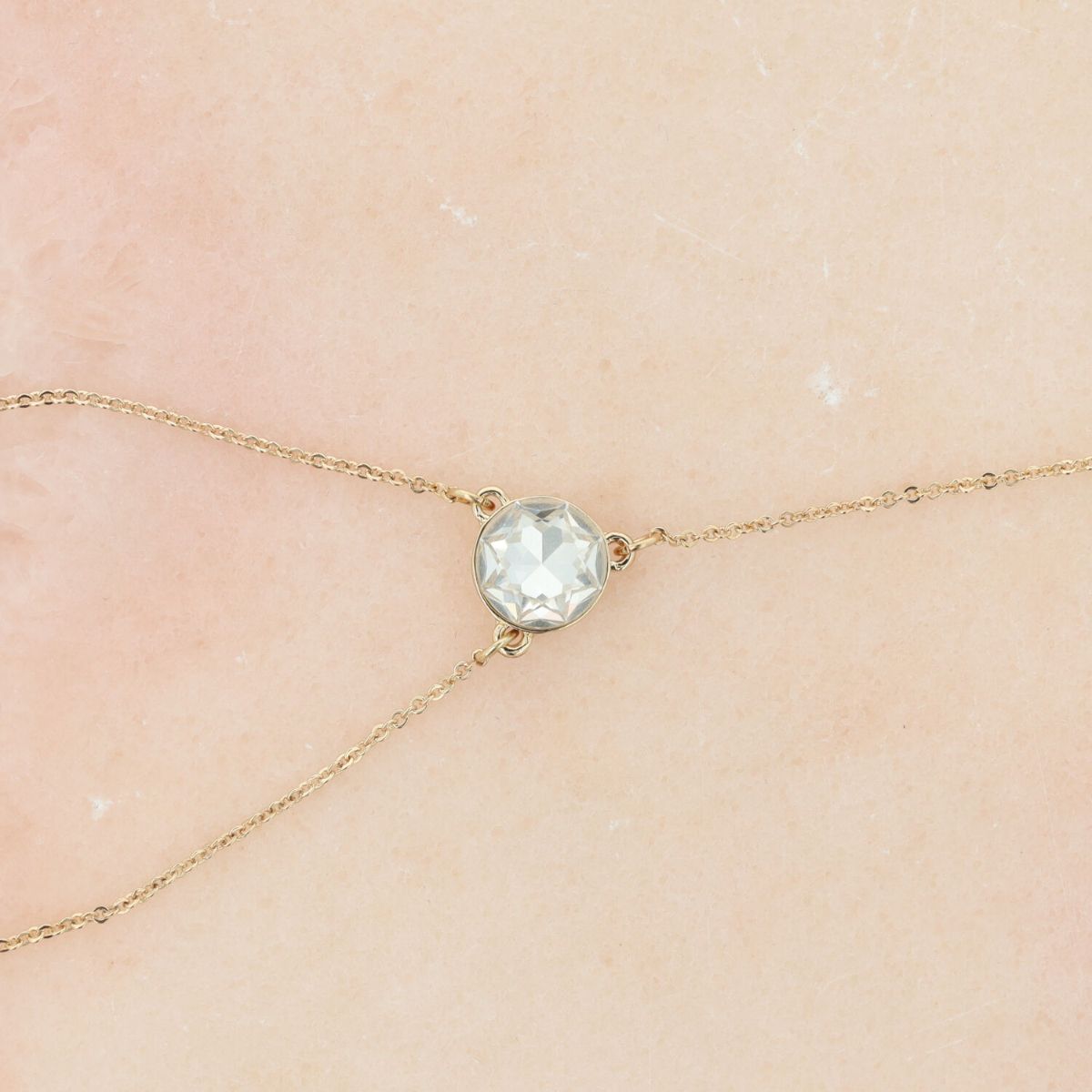 Harmony Crystal Anklet Transparent | Otazu