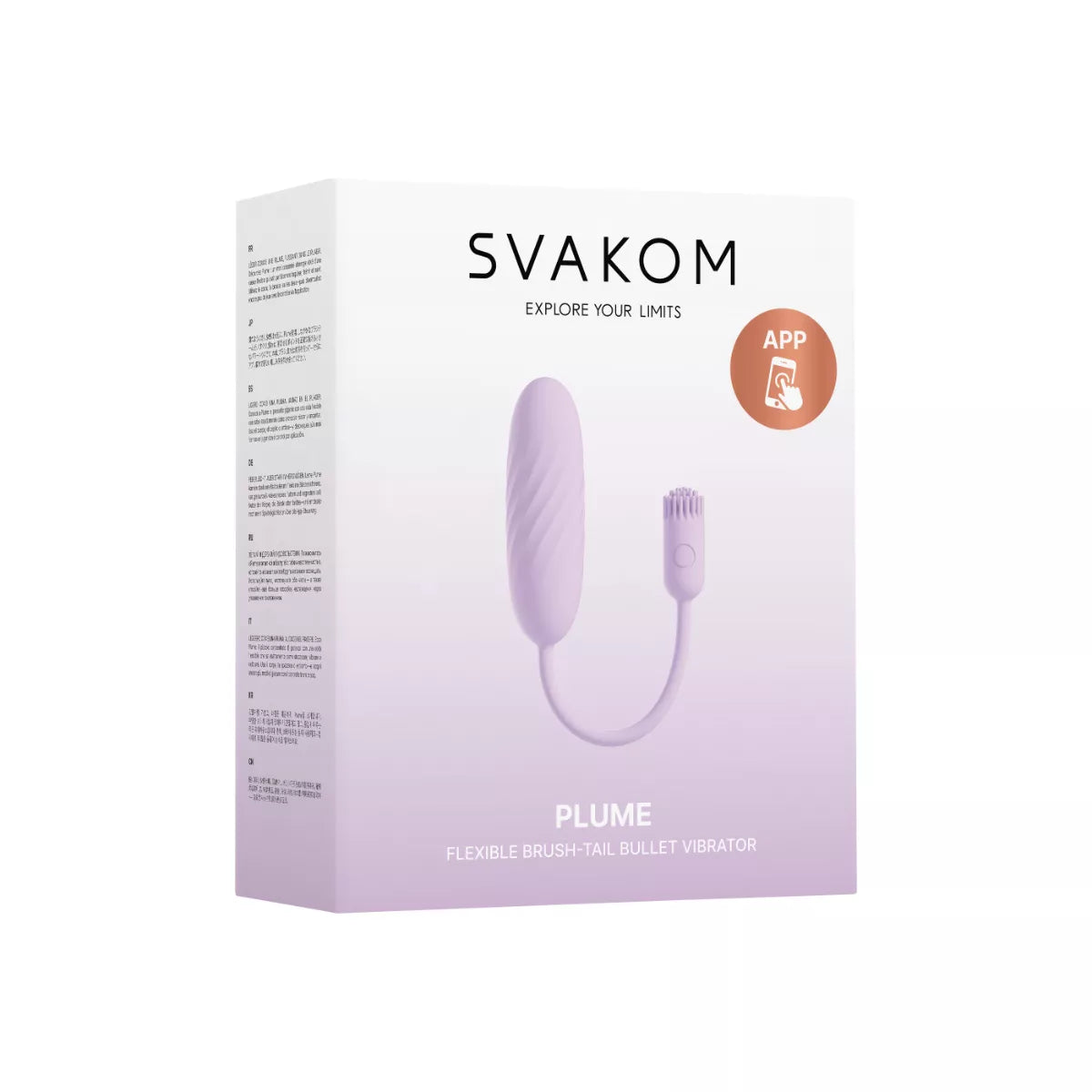 SVAKOM - Vibrador Plume - Lilás Pastel