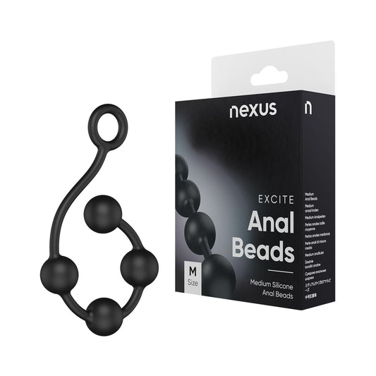 Nexus - Excite Silicone Anal Beads - Medium