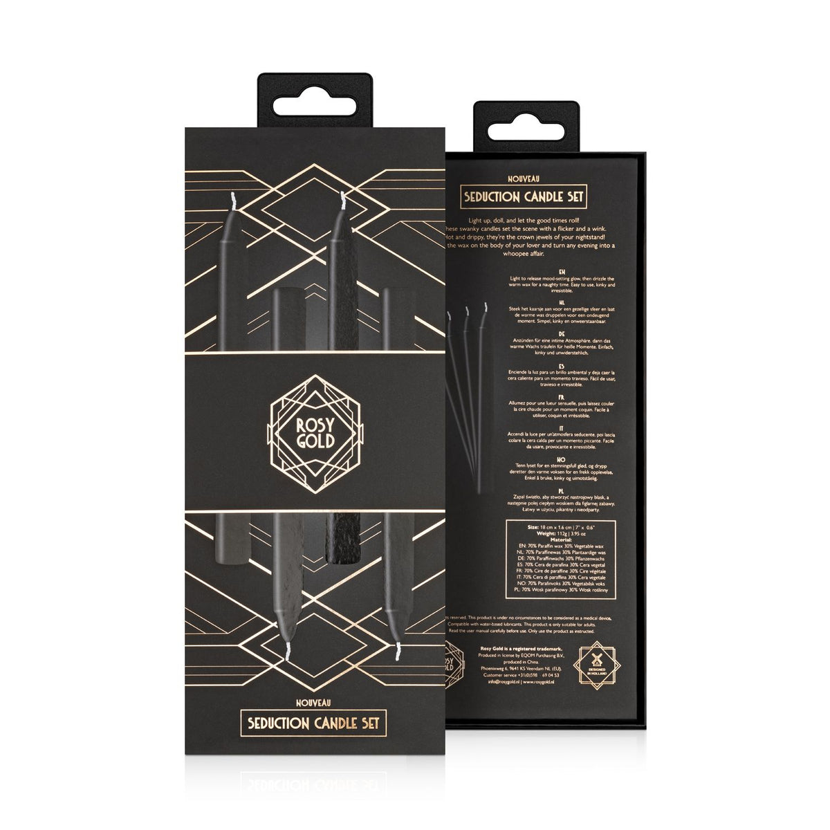Seduction Candle Set | Rosy Gold
