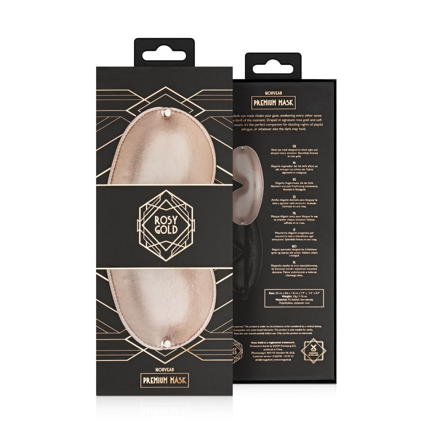 Rosy Gold - Máscara Premium - Rosegold
