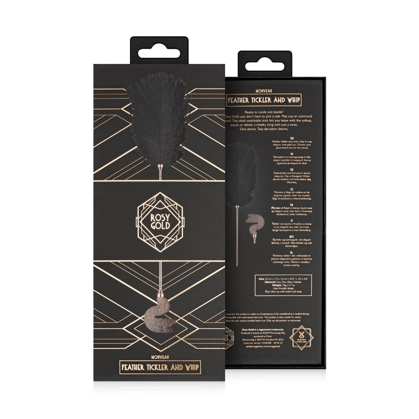 Feather Tickler & Whip Rosegold | Rosy Gold
