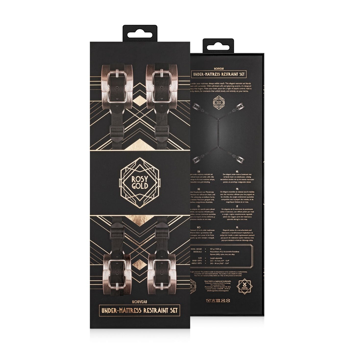Under-Mattress Restraint Set | Rosy Gold
