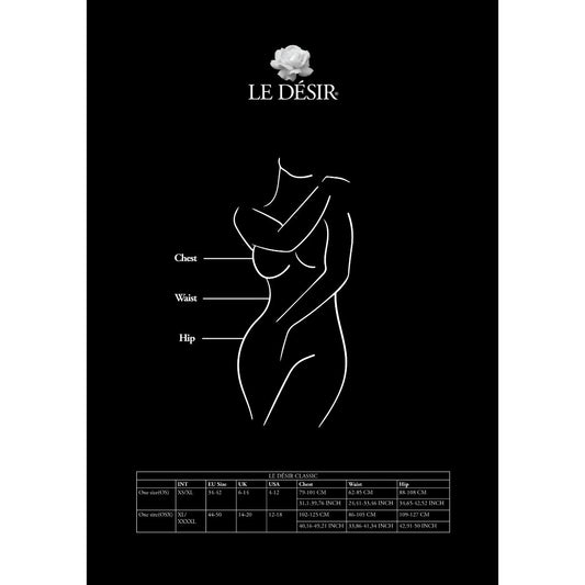 Strappy Suspender Bodystocking Queen Size | Le Desir
