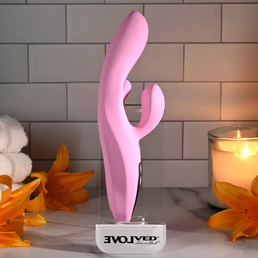 Evolved - Push The Button Vibrator - Pink
